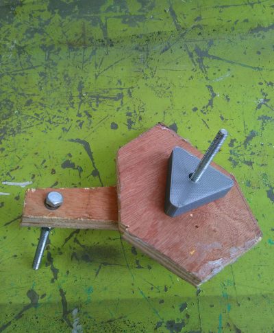You can build a coil winder from leftover scraps of wood.